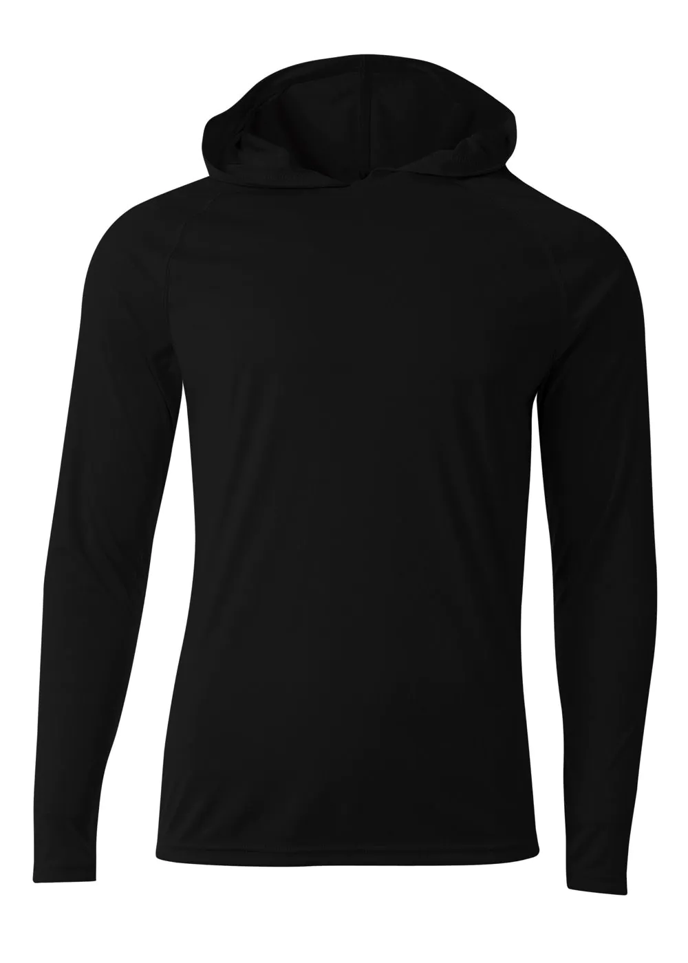 A4 N3409 Cooling LS Hooded T-Shirt