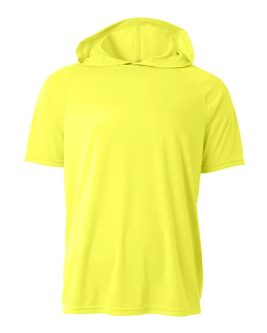 A4 N3408 Cooling Performance Short Sleeve Hooded Tee