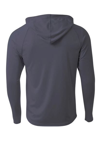 A4 N3409 Cooling LS Hooded T-Shirt