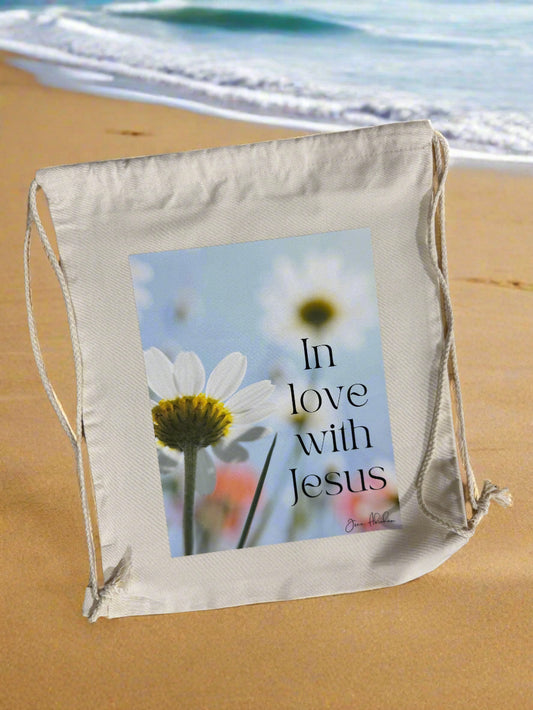 WC02 - Drawstring Bag - In Love With Jesus