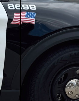 WMPD Patrol Car  Front Side Fender Graphics (One Side)