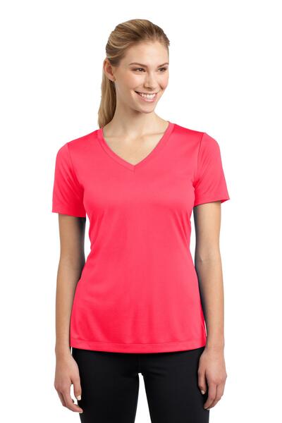Sport-Tek LST353 Ladies PosiCharge ® Competitor™ V-Neck Tee