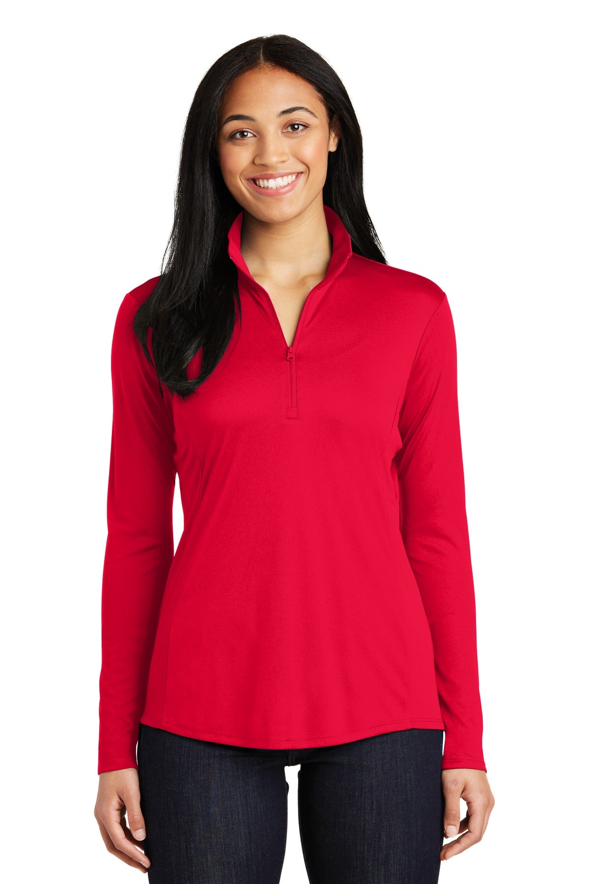 Sport-Tek LST357 Ladies PosiCharge ® Competitor ™ 1/4-Zip Pullover