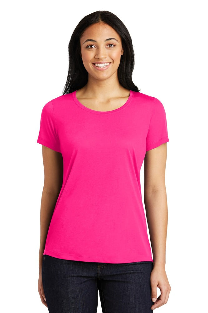 Sport-Tek LST450 Ladies PosiCharge ® Competitor ™ Cotton Touch ™ Scoop Neck Tee