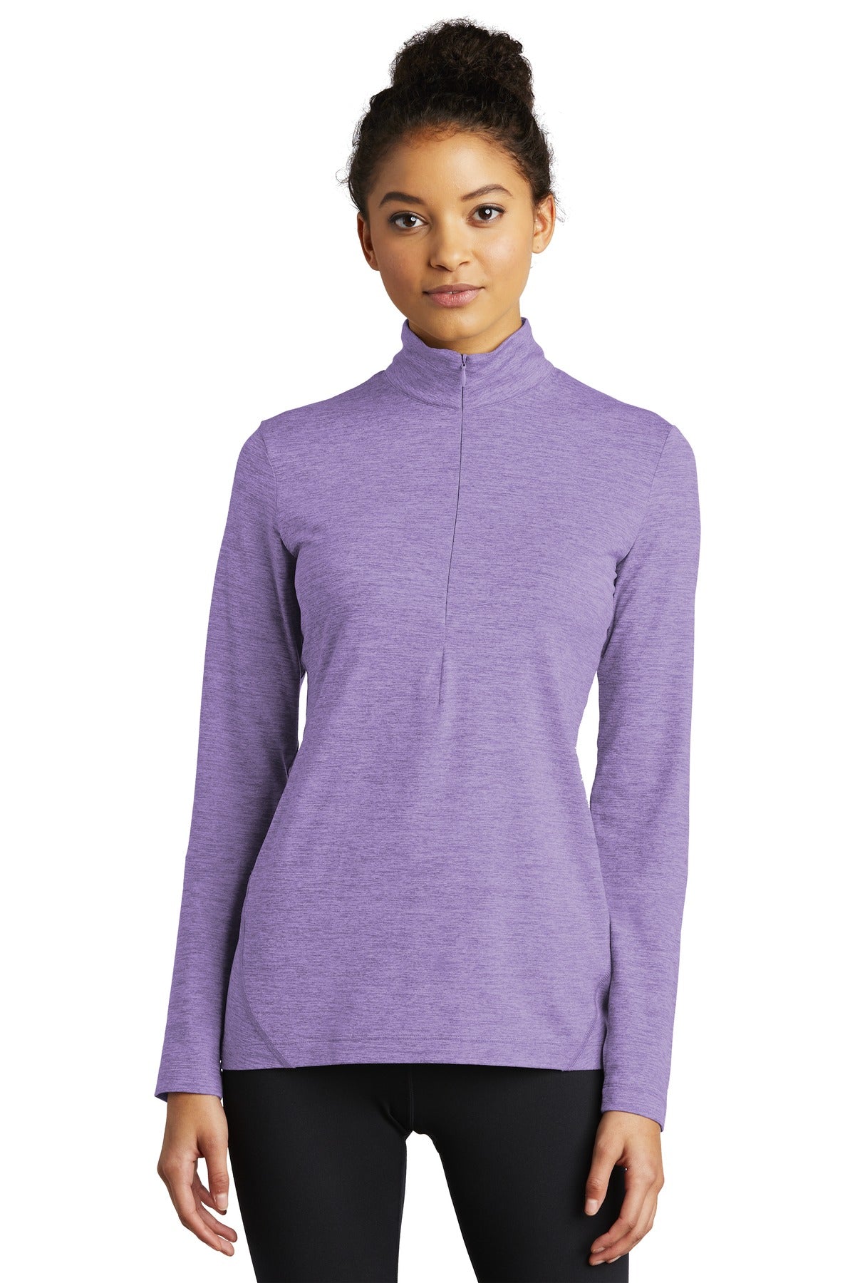 Sport-Tek LST711 Ladies Exchange 1.5 Long Sleeve 1/2-Zip