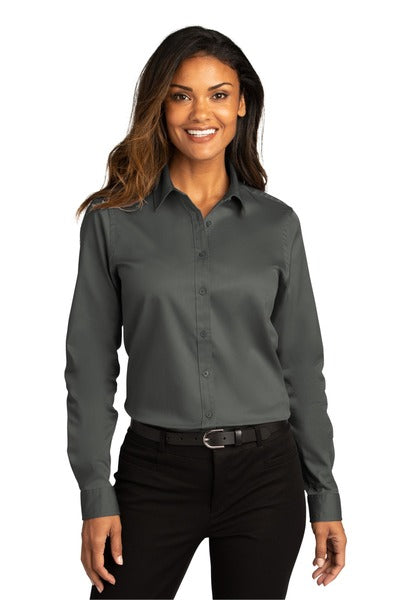 Port Authority LW808 Ladies Long Sleeve SuperPro ™ React ™ Twill Shirt