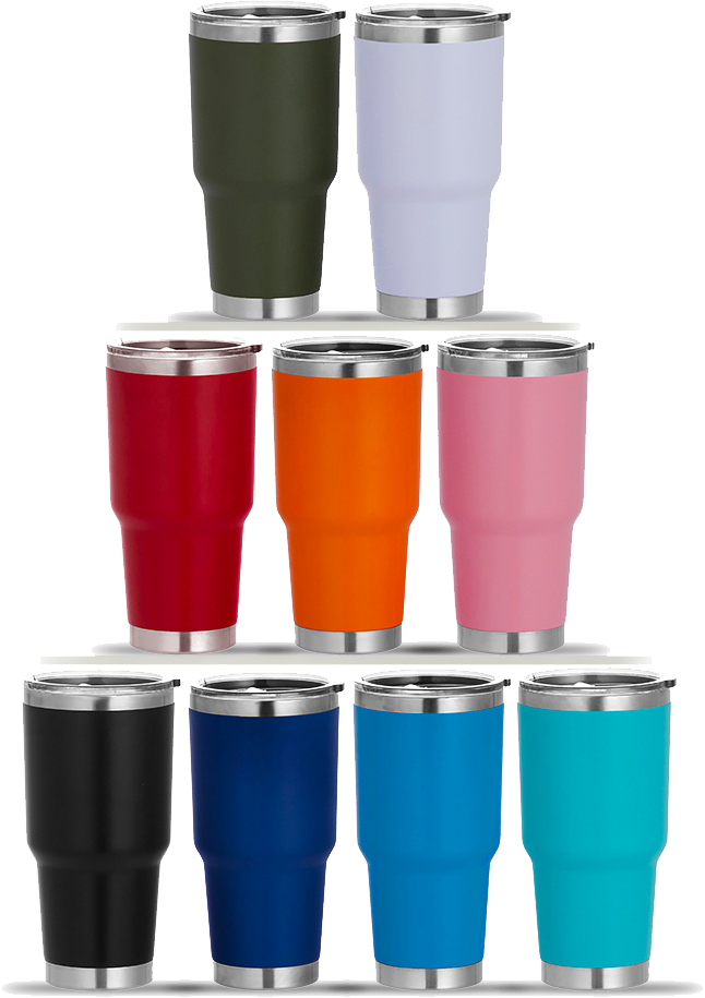 30 Ounce Stainless Steel Tumbler with Lid (Including Laser Engraving)