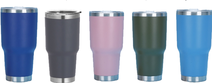 30 Ounce Stainless Steel Tumbler with Lid (Including Laser Engraving)