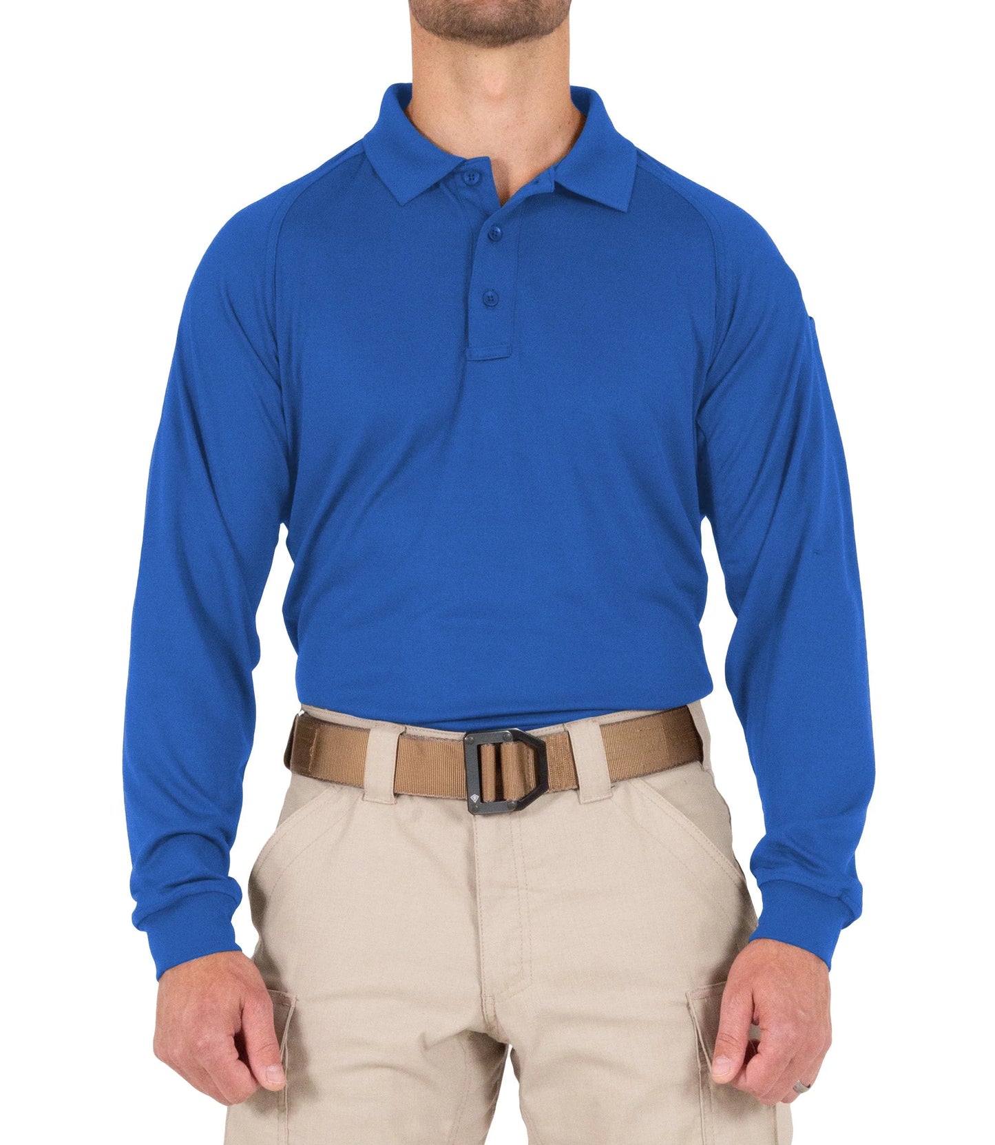 Men's Performance Long Sleeve Polo , First Tactical Style : 111503