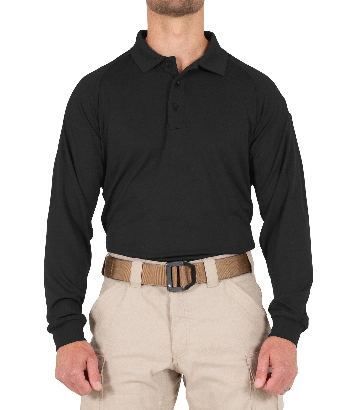 Men's Performance Long Sleeve Polo , First Tactical Style : 111503