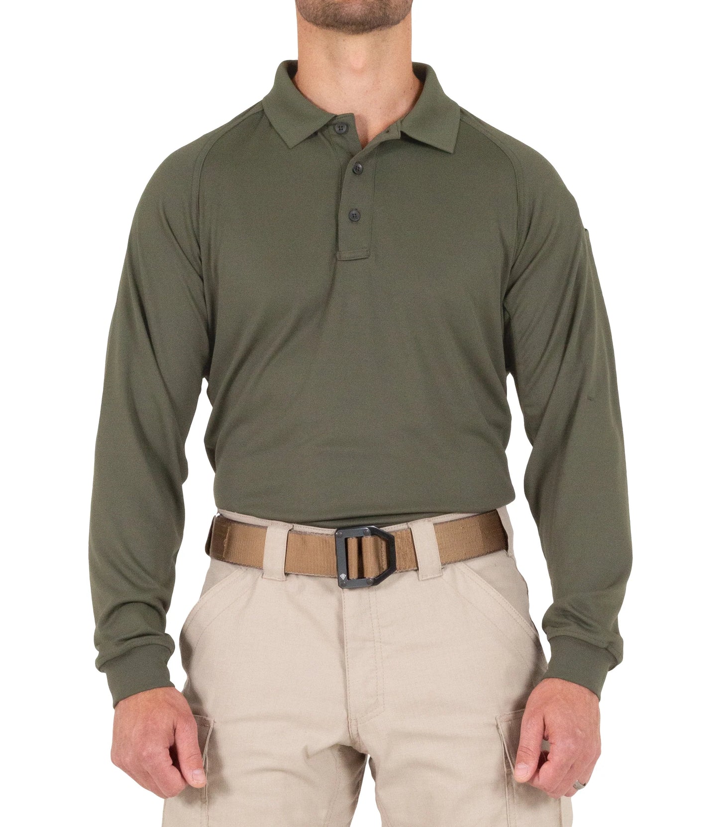 Men's Performance Long Sleeve Polo , First Tactical Style : 111503