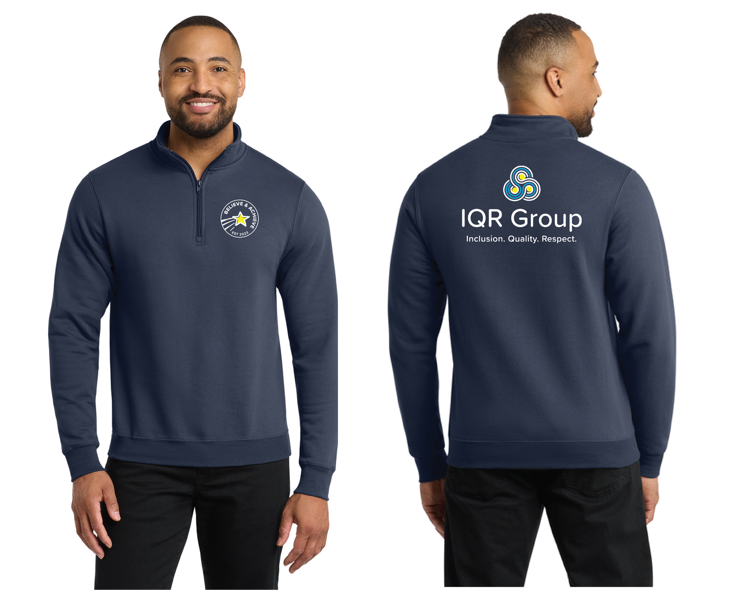 Believe & Achieve Men's Zip Full (IQR)