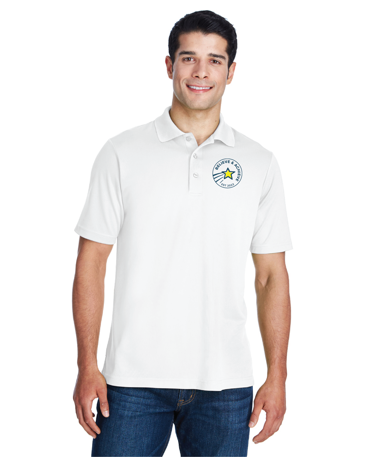 Believe & Achieve Men's Polo (IQR)