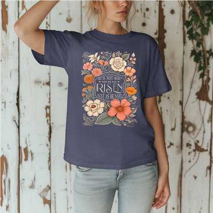 CC1717 T Shirt - He is Risen - Light