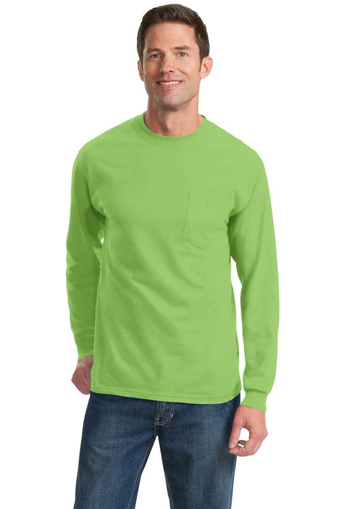 Port & Company PC61LSP Long Sleeve Essential Pocket Tee