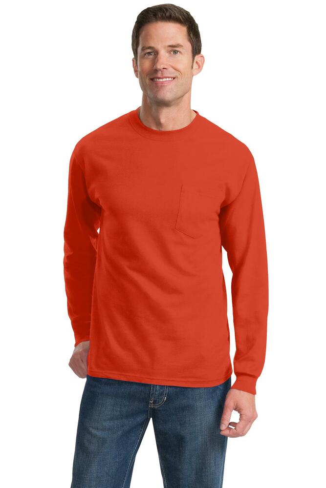 Port & Company PC61LSP Long Sleeve Essential Pocket Tee