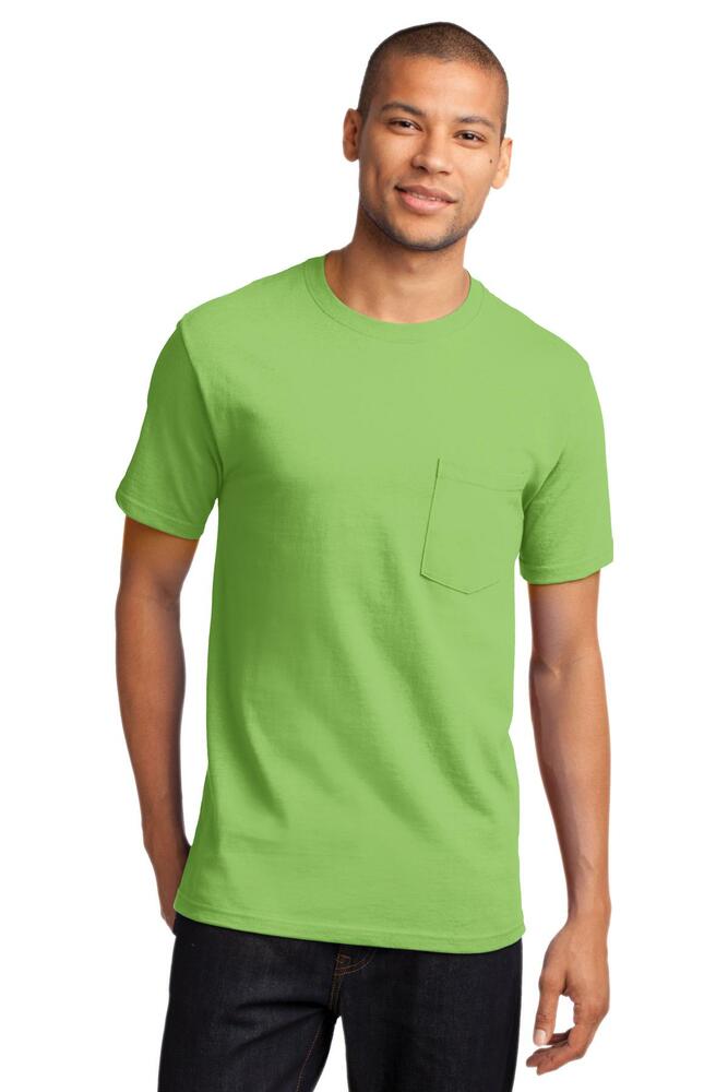 Port &amp; Co Essential Pocket Tee. PC61P