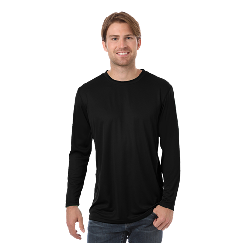 BG7303 Adult Value Wicking L/S Tee