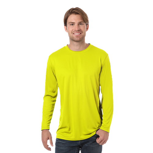 BG7303 Adult Value Wicking L/S Tee