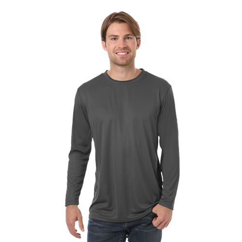 BG7303 Adult Value Wicking L/S Tee