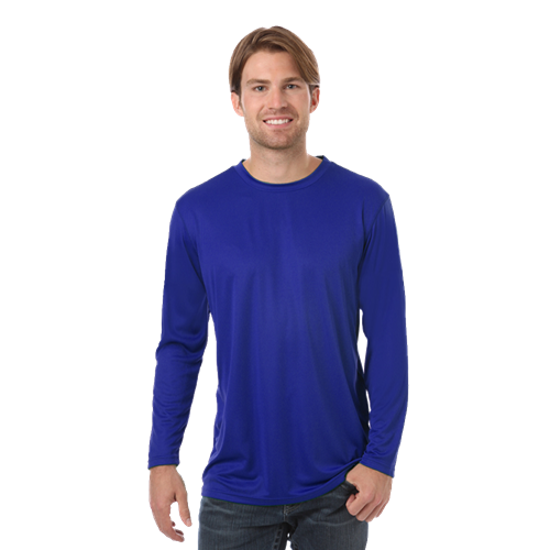 BG7303 Adult Value Wicking L/S Tee