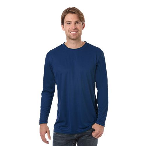 BG7303 Adult Value Wicking L/S Tee
