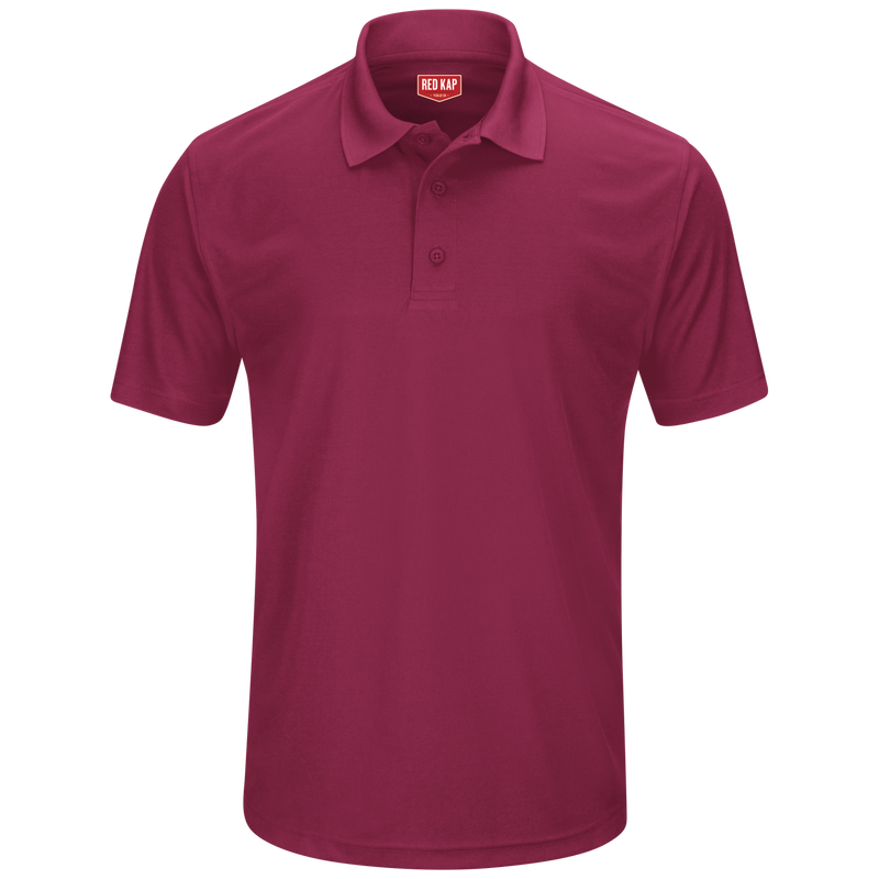 Red Kap SK96 Men's Short Sleeve Performance Knit® Pocketless Core Polo