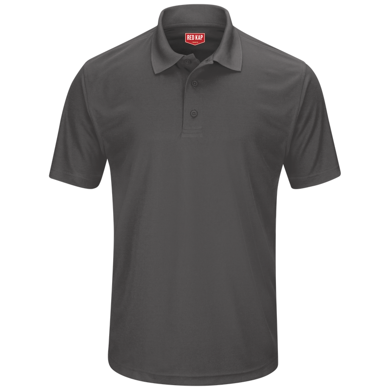Red Kap SK96 Men's Short Sleeve Performance Knit® Pocketless Core Polo