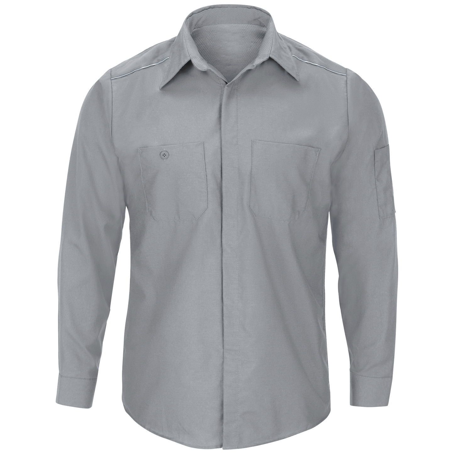 Red Kap SP3A Grey Men's Long Sleeve Pro Airflow Work Shirt