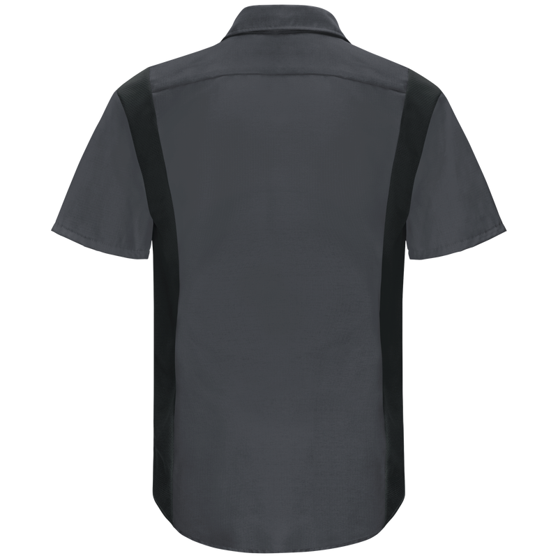 Men's Short Sleeve Performance Plus Shop Shirt With Oilblok Technology SY42CF