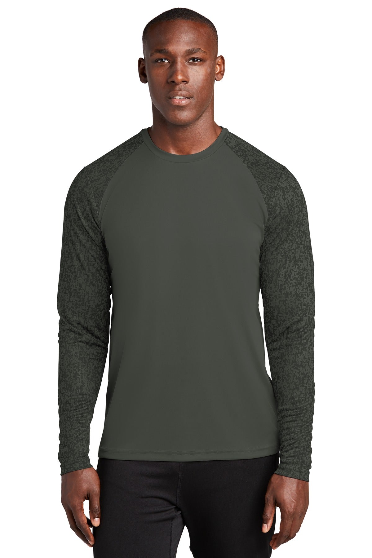 Sport-Tek ST460LS Long Sleeve Digi Camo Tee