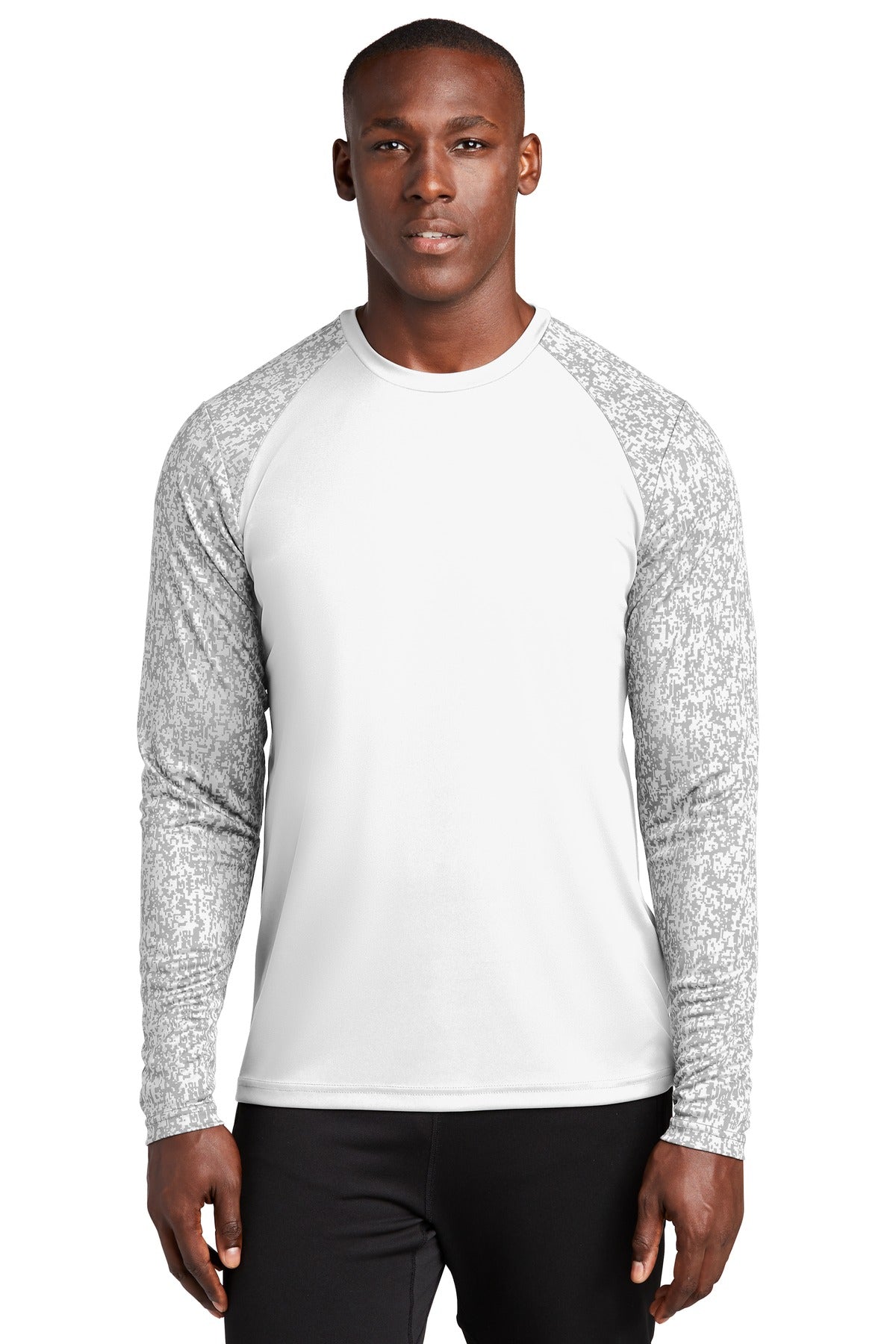 Sport-Tek ST460LS Long Sleeve Digi Camo Tee