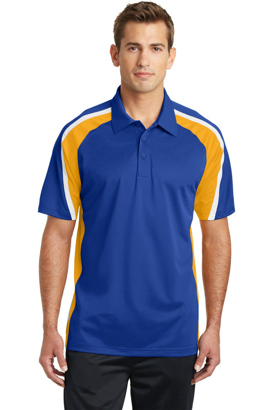 Sport-Tek ST654 Tricolor Micropique Sport-Wick ® Polo