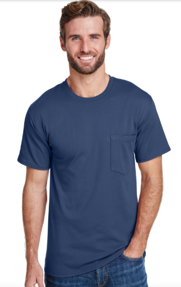 Hanes W110 Adult Workwear Pocket T-Shirt