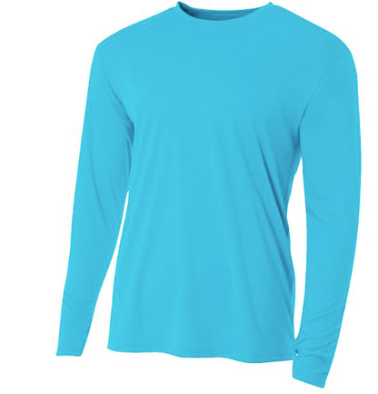 A4 NB3165 Youth Long Sleeve Cooling Performance Crew Shirt