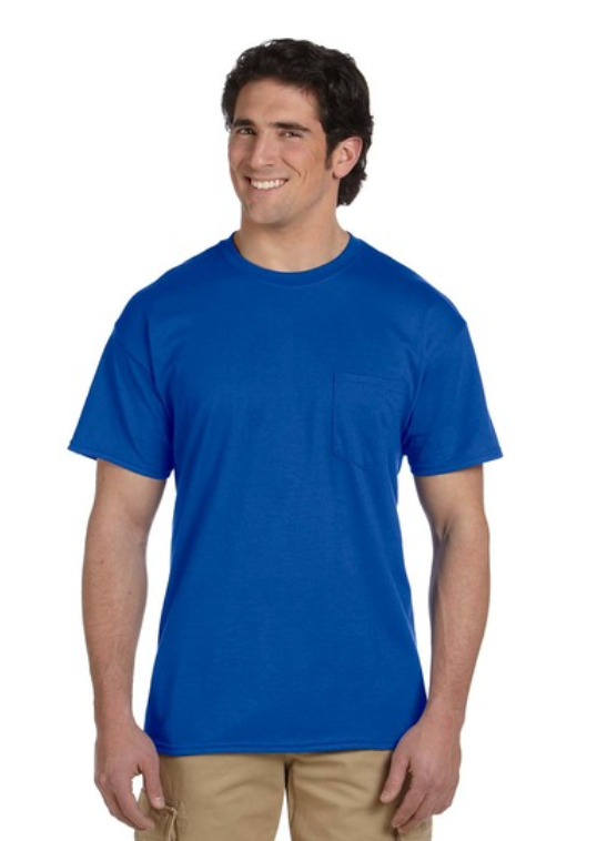 Gildan G830 DryBlend ® 50 Cotton/50 Poly Pocket T-Shirt