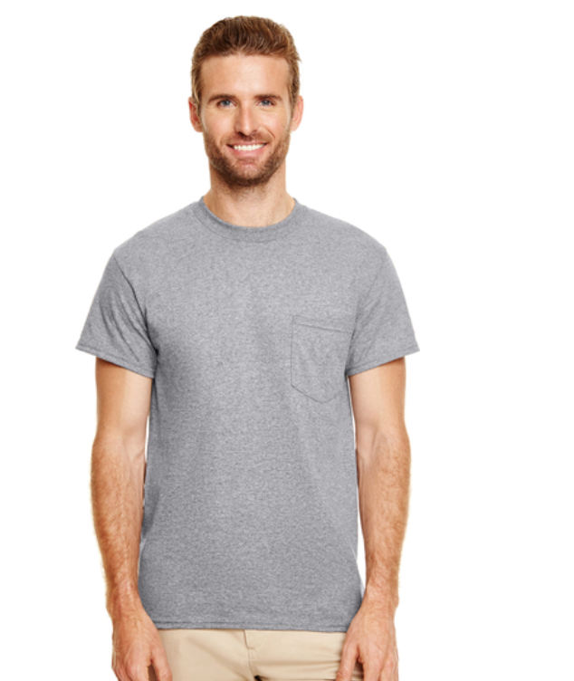 Gildan G830 DryBlend ® 50 Cotton/50 Poly Pocket T-Shirt