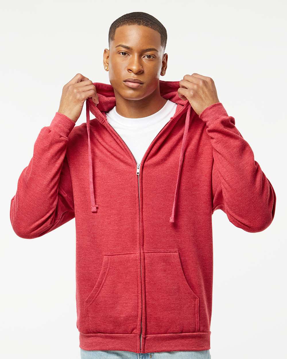 Unisex Full-Zip Hooded Sweatshirt - 331