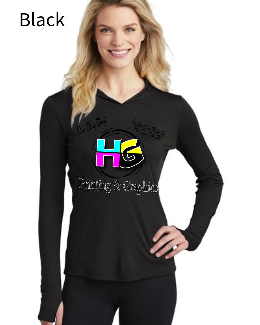 Sport-Tek LST358 Ladies PosiCharge ® Competitor ™ Hooded Pullover