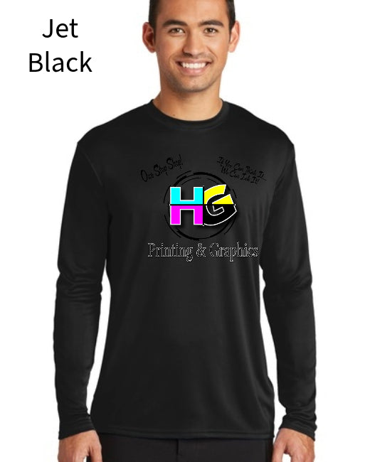 Port &amp; Co Long Sleeve Performance Tee. PC380LS