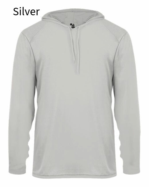 Badger 4105 - Adult B-Core Long-Sleeve Performance Hooded Tee