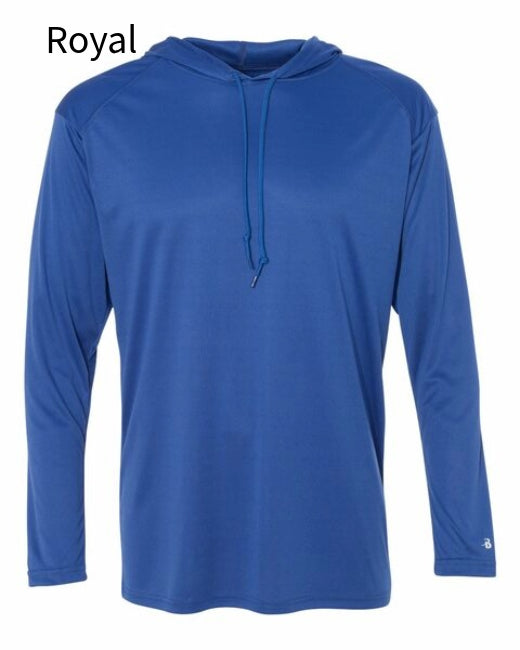 Badger 4105 - Adult B-Core Long-Sleeve Performance Hooded Tee