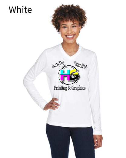 Team 365 TT11WL Ladies' Zone Performance Long-Sleeve T-Shirt