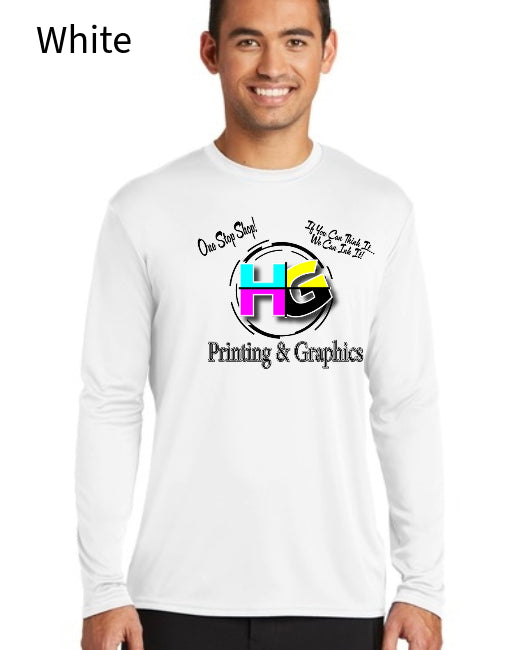 Port &amp; Co Long Sleeve Performance Tee. PC380LS
