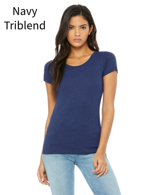 Bella + Canvas B8413 Women's Triblend Short Sleeve Tee