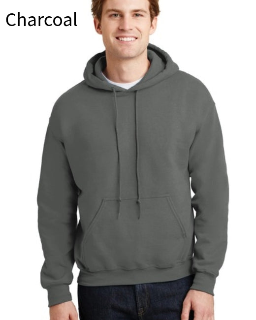 A) Gildan G185 Adult Heavy Blend™ 8 oz., 50/50 Hooded Sweatshirt