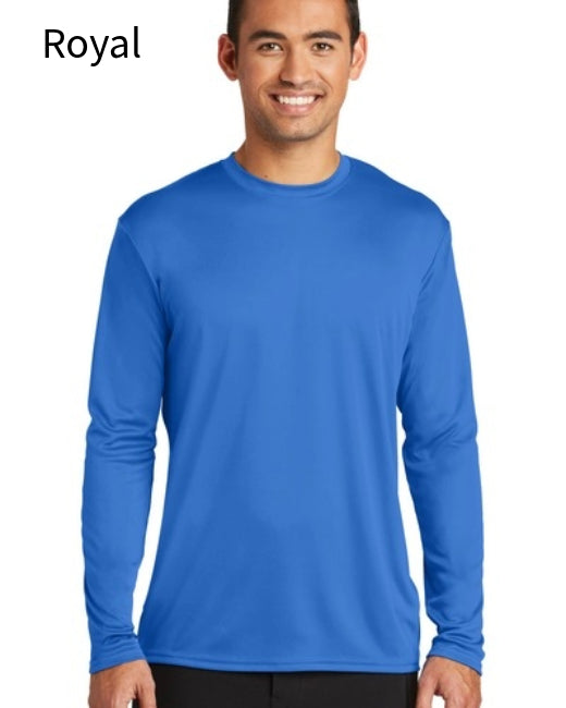 Port &amp; Co Long Sleeve Performance Tee. PC380LS