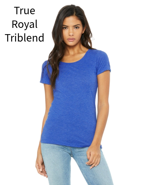 Bella + Canvas B8413 Women's Triblend Short Sleeve Tee