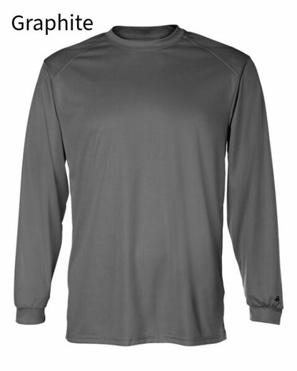 Badger 4104 Adult B-Core Long-Sleeve Performance Tee