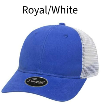 Ponytail Mesh-Back Cap Outdoor Cap PNY100M